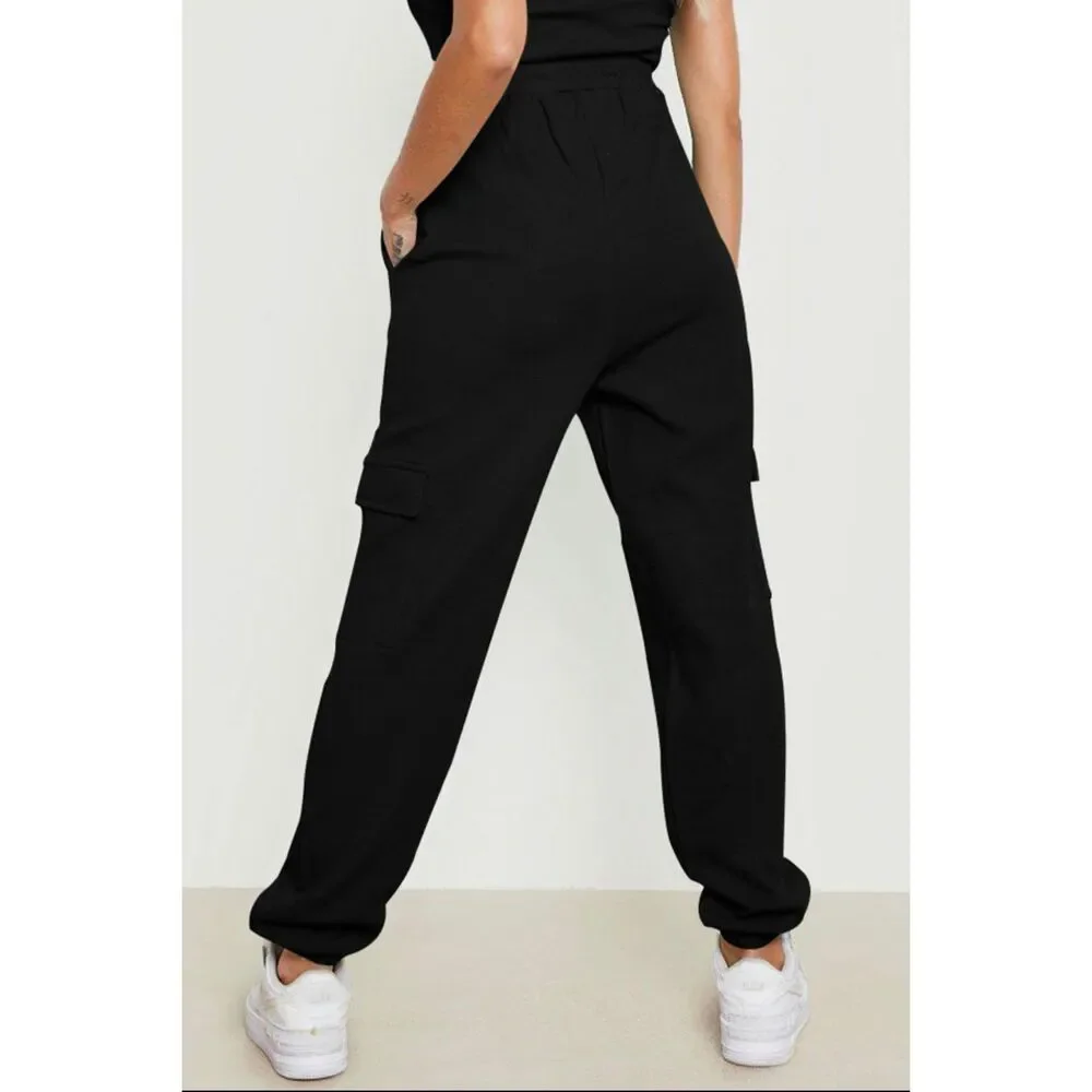 Drawstring Joggers with Pockets - Picture 3 of 15
